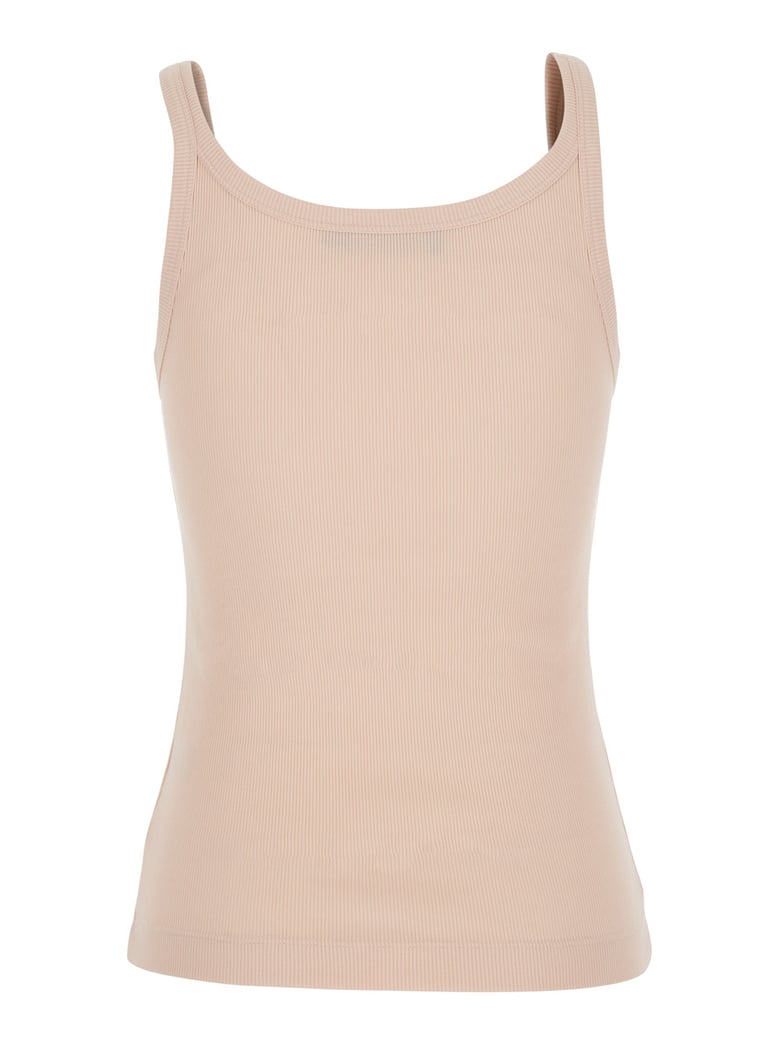 sleeveless cotton top pink by Selfnex