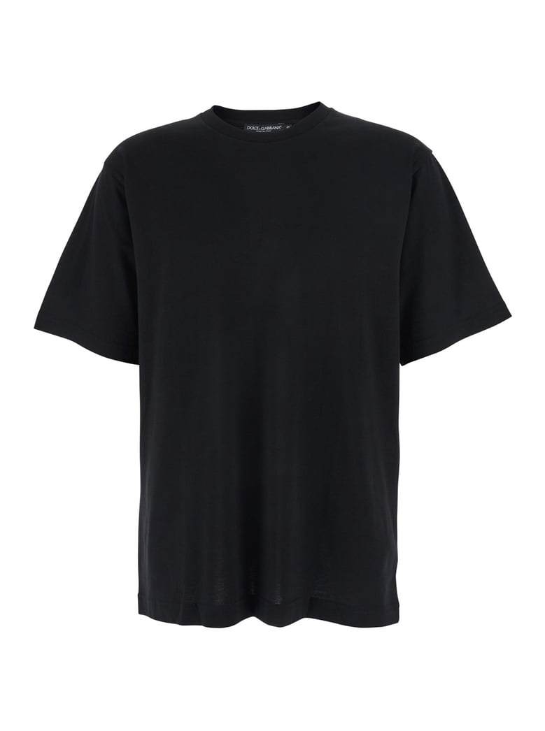 t-shirt crew neck black by Selfnex