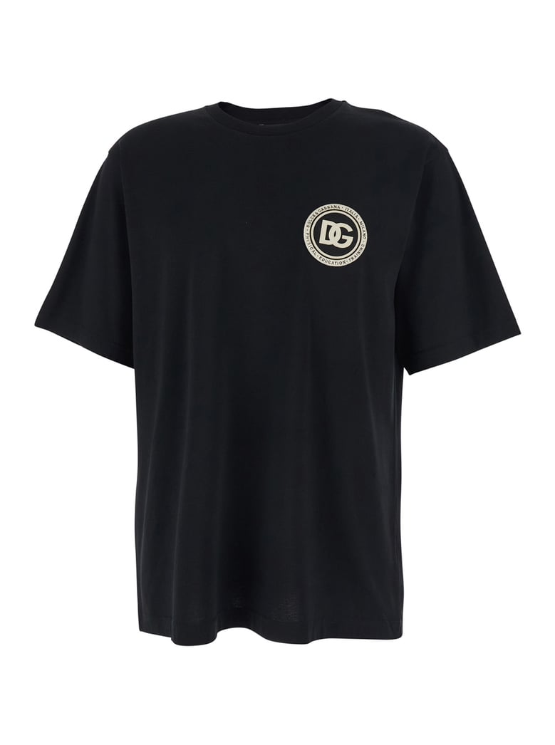 crew neck t-shirt black by Selfnex