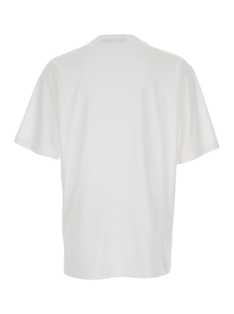 t-shirt crew neck white cotton by Selfnex