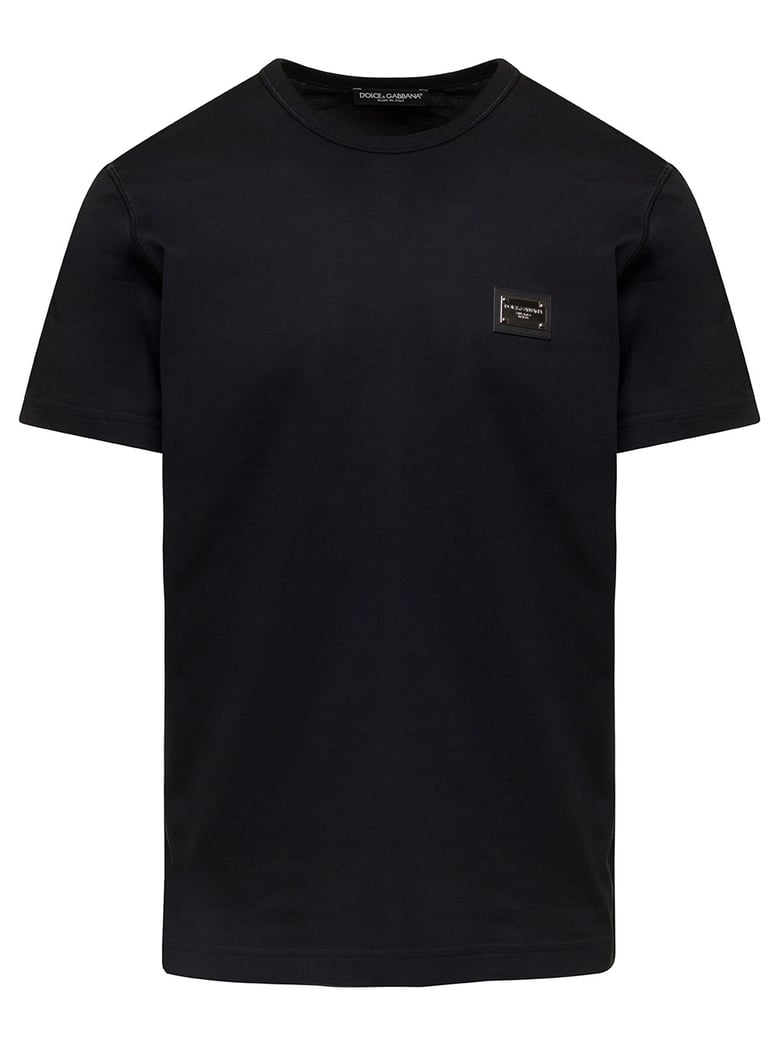 t-shirt black cotton by Selfnex