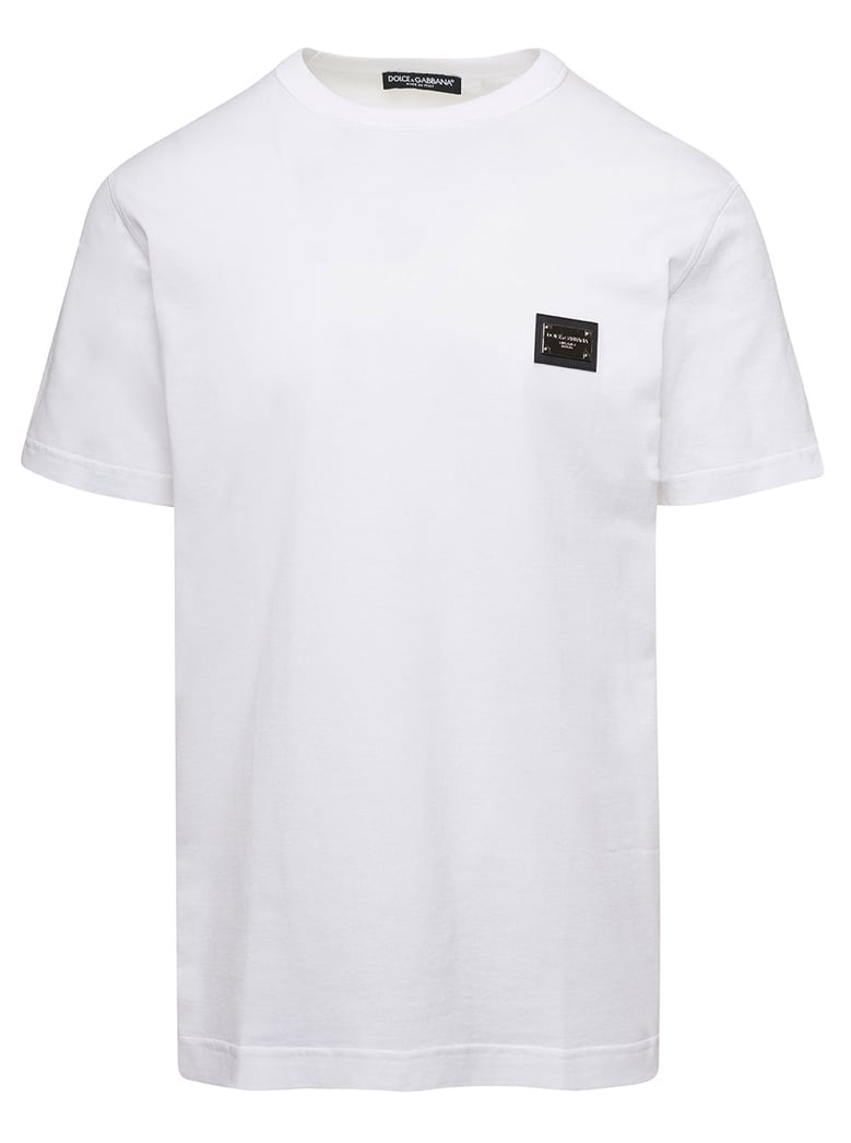 crew neck t-shirt white by Selfnex