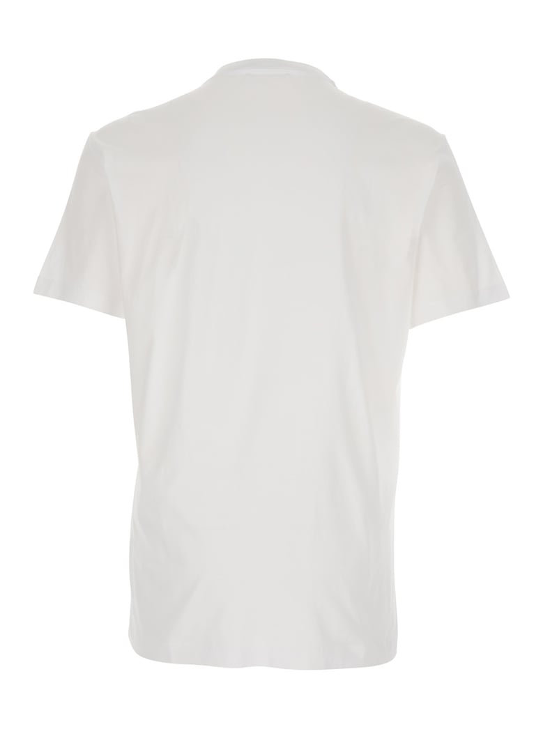 t-shirt with logo white cotton by Selfnex