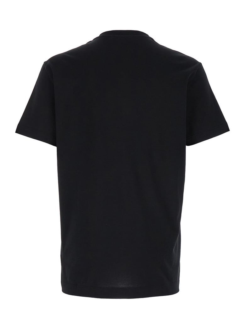 t-shirt with signature logo black cotton by Selfnex