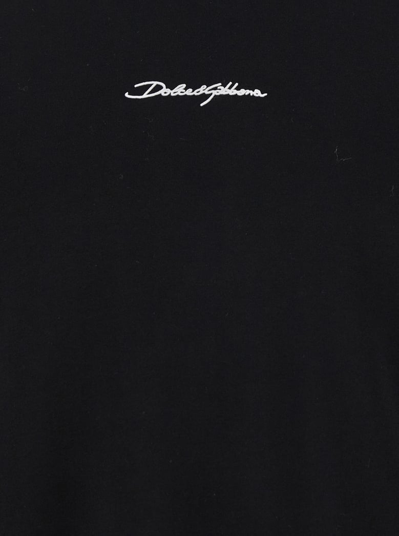 t-shirt with signature logo black cotton by Selfnex