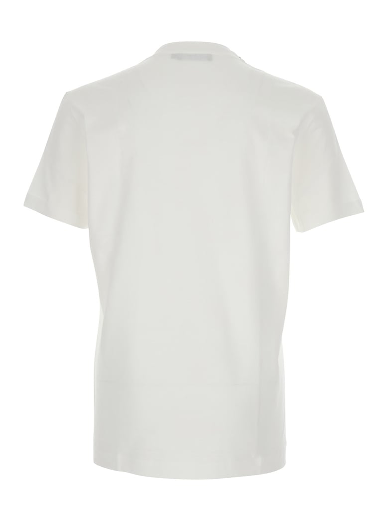 crew neck t-shirt white cotton by Selfnex