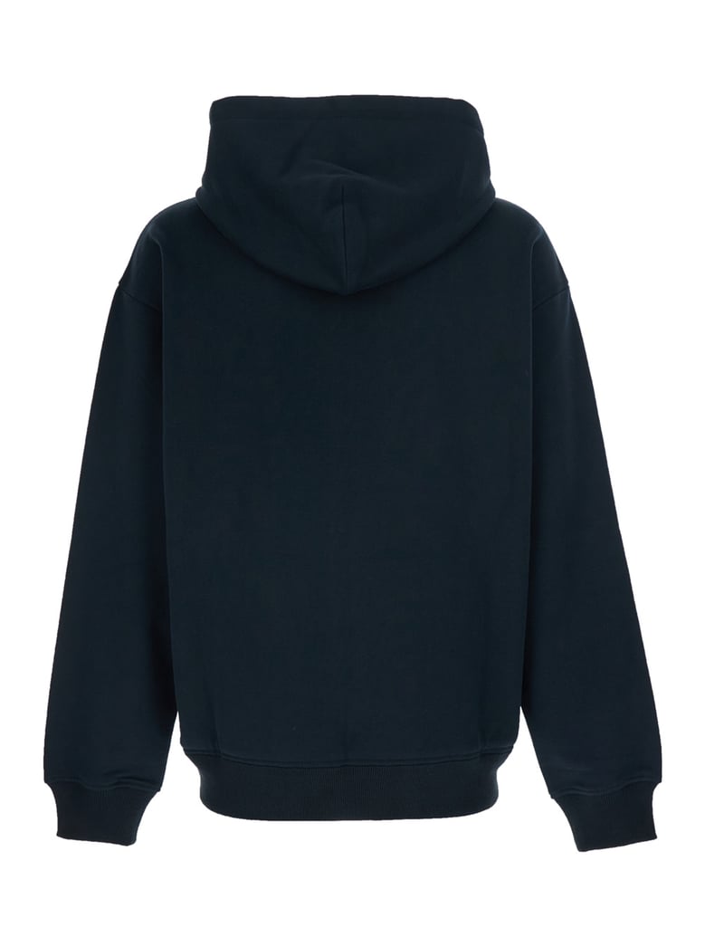 hooded sweatshirt blue cotton by Selfnex
