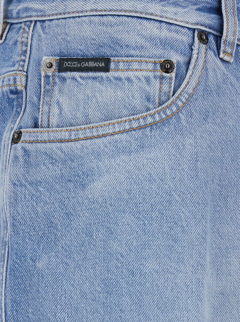 bermuda shorts light blue denim by Selfnex
