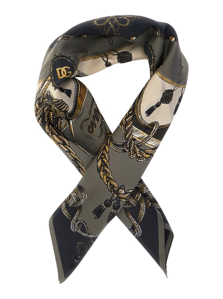 silk scarf grey by Selfnex