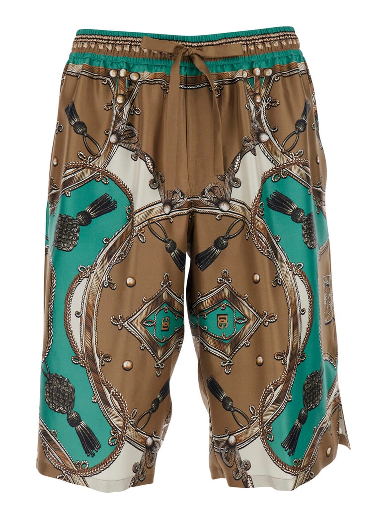 bermuda shorts 'vanity' silk multicolour by Selfnex