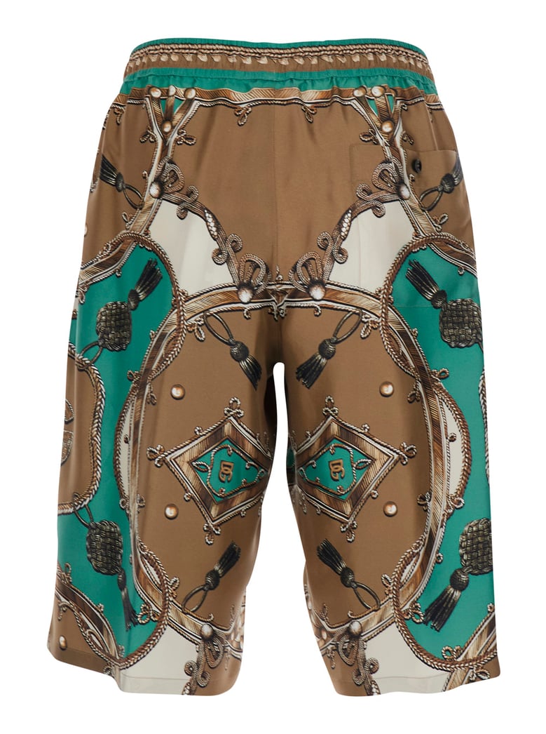 bermuda shorts 'vanity' silk multicolour by Selfnex