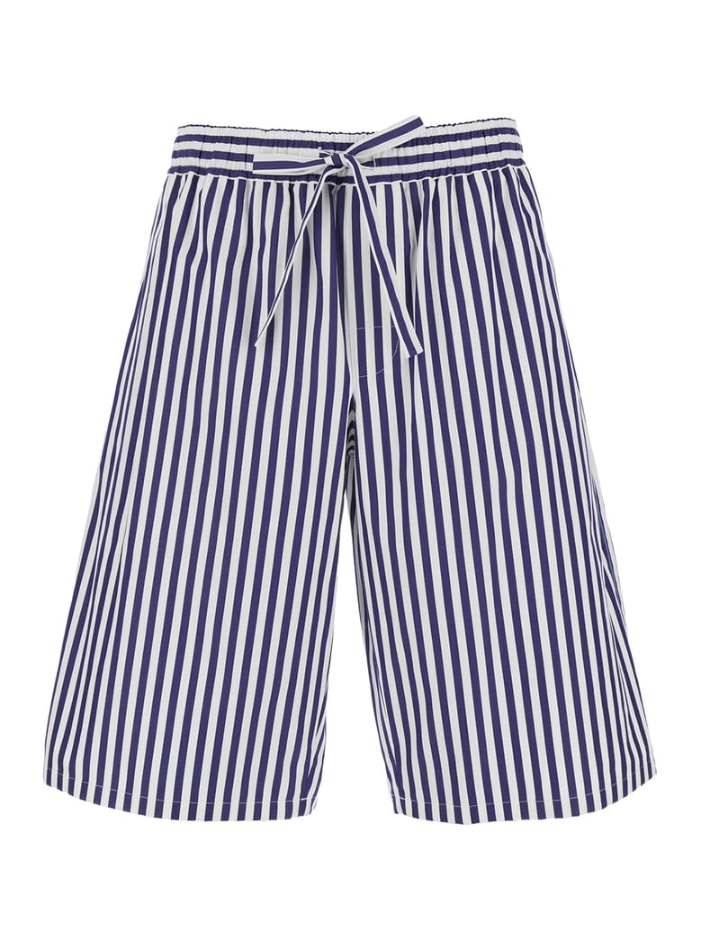 bermuda shorts blue cotton by Selfnex