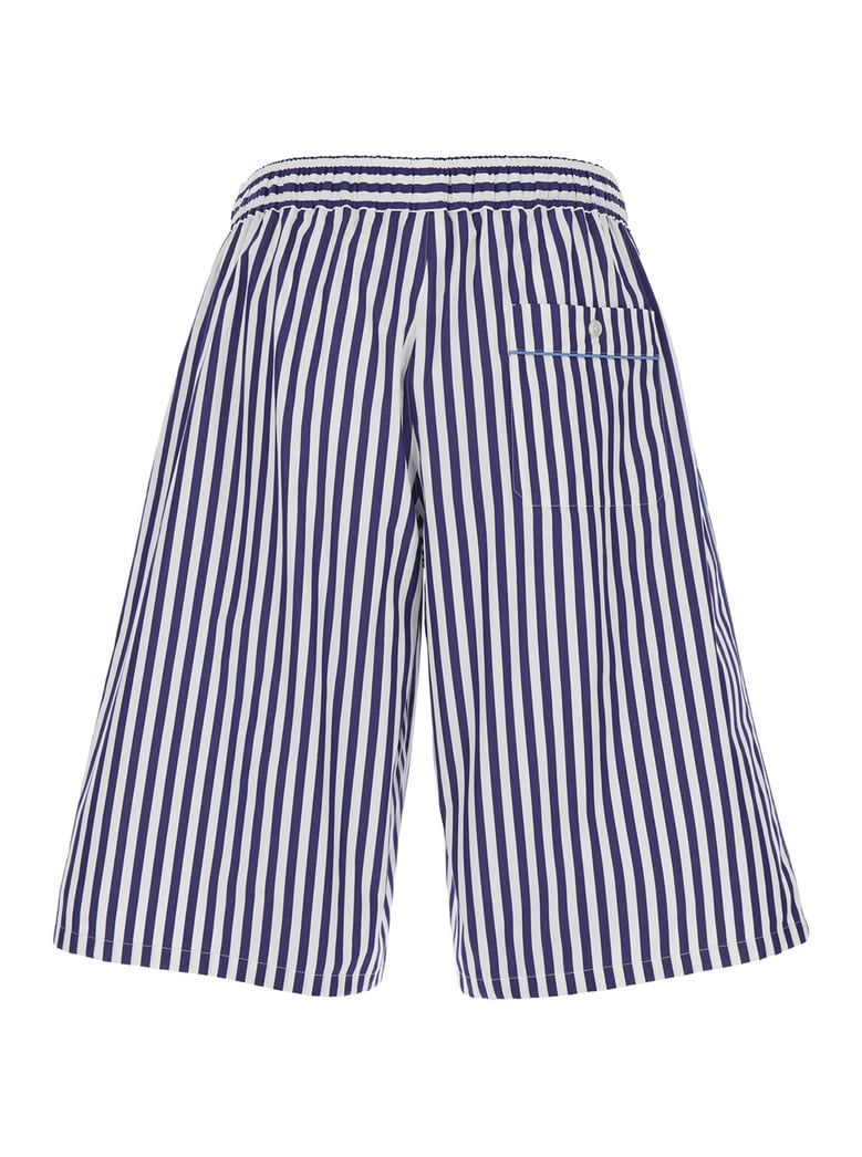 bermuda shorts blue cotton by Selfnex