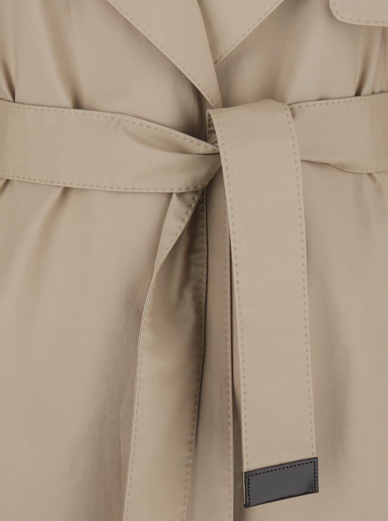 trench coat beige cotton blend by Selfnex