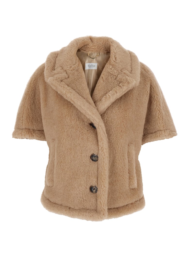 cloak corvino beige faux fur by Selfnex
