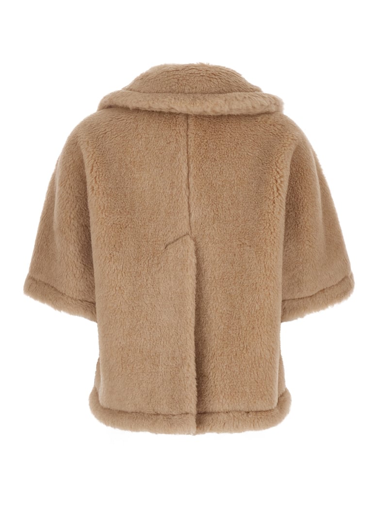 cloak corvino beige faux fur by Selfnex