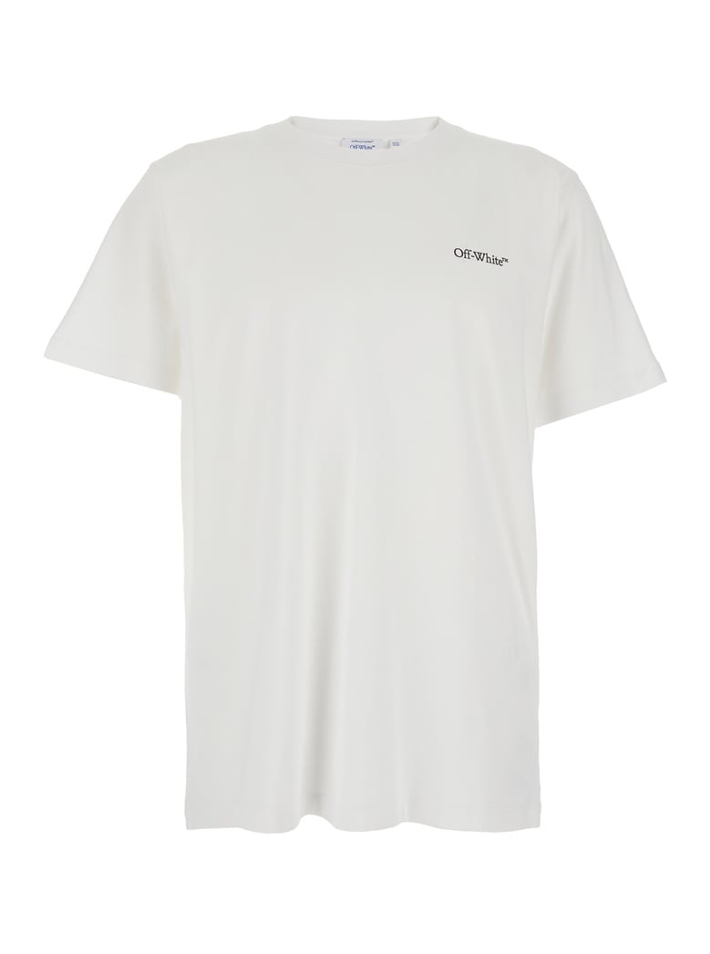 crew neck t-shirt white cotton by Selfnex