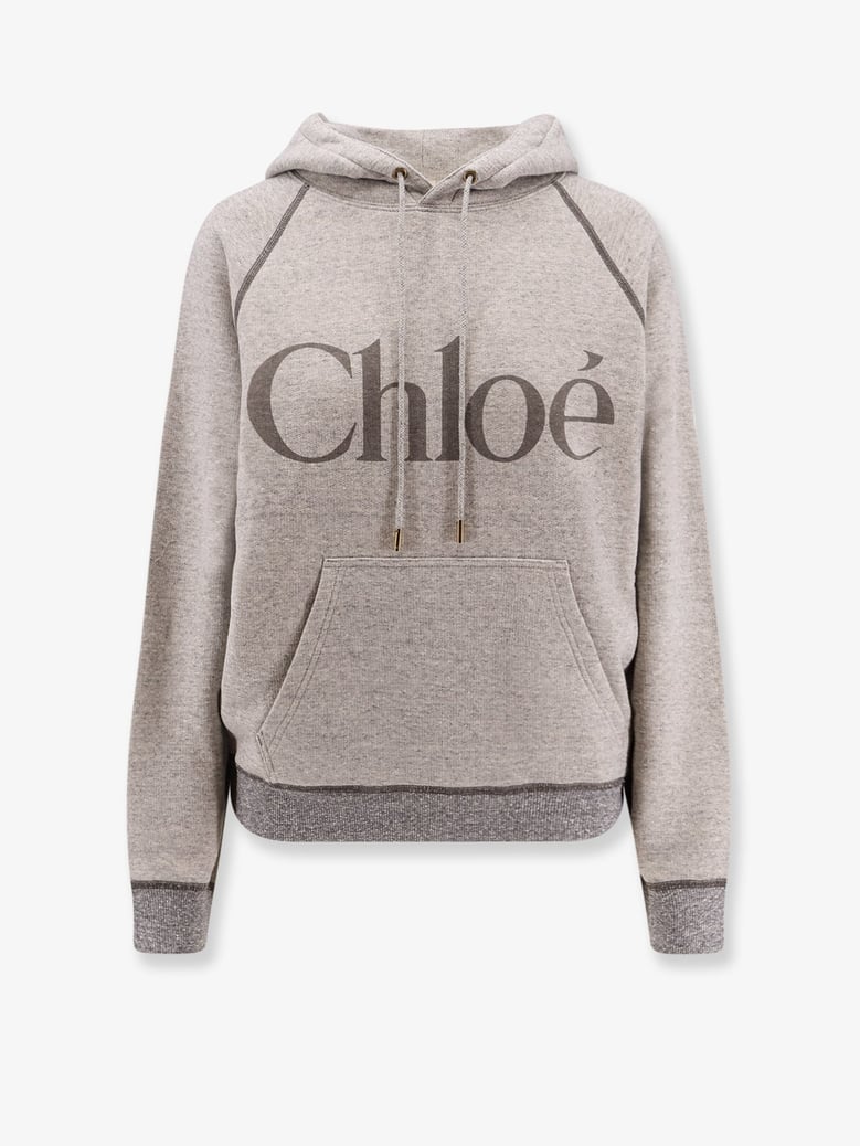 sweatshirt cotton-blend grey by Selfnex