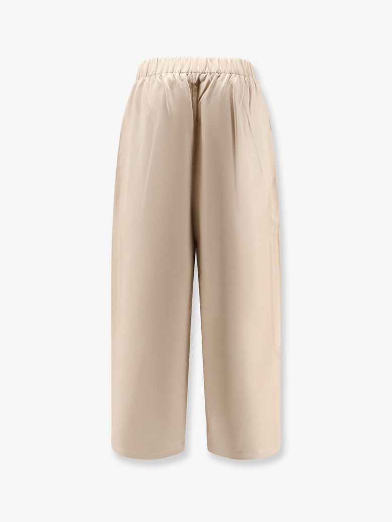 silk and cotton jogger trousers by Selfnex