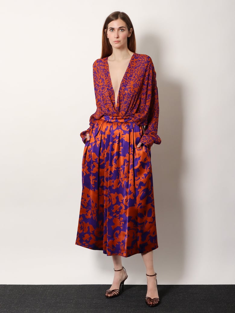 cotton shirt with multicolor print by Selfnex