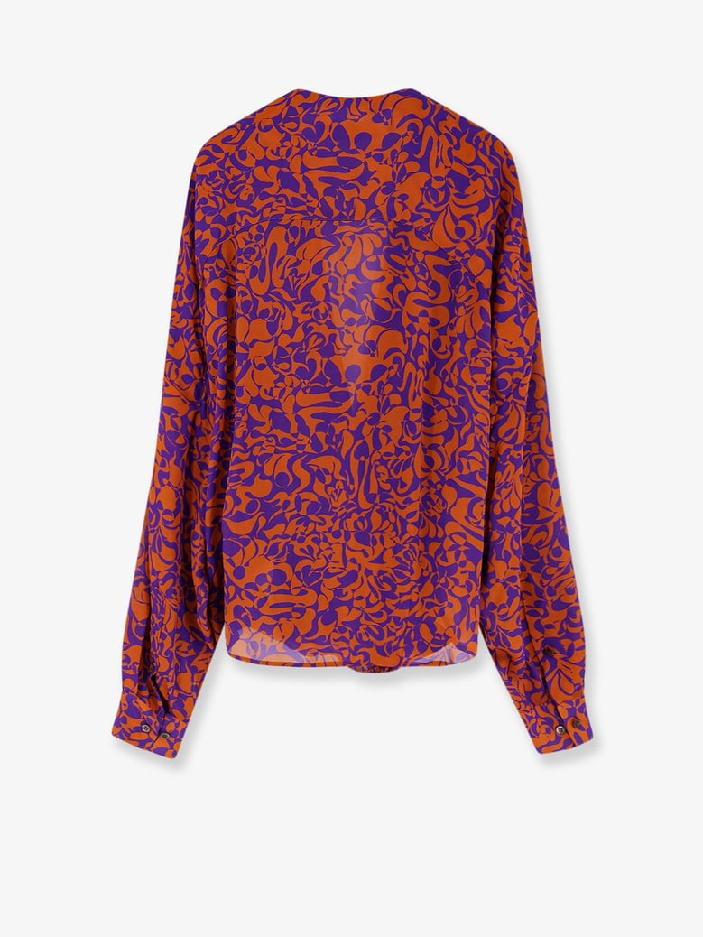 cotton shirt with multicolor print by Selfnex
