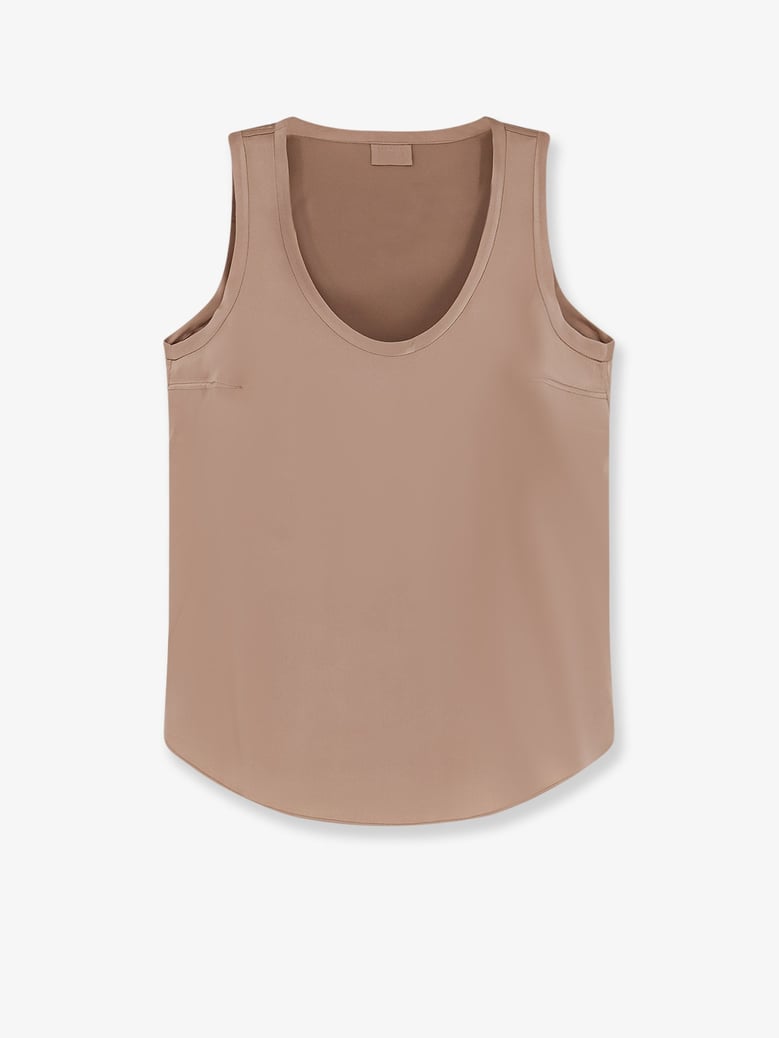 stretch silk tank top by Selfnex