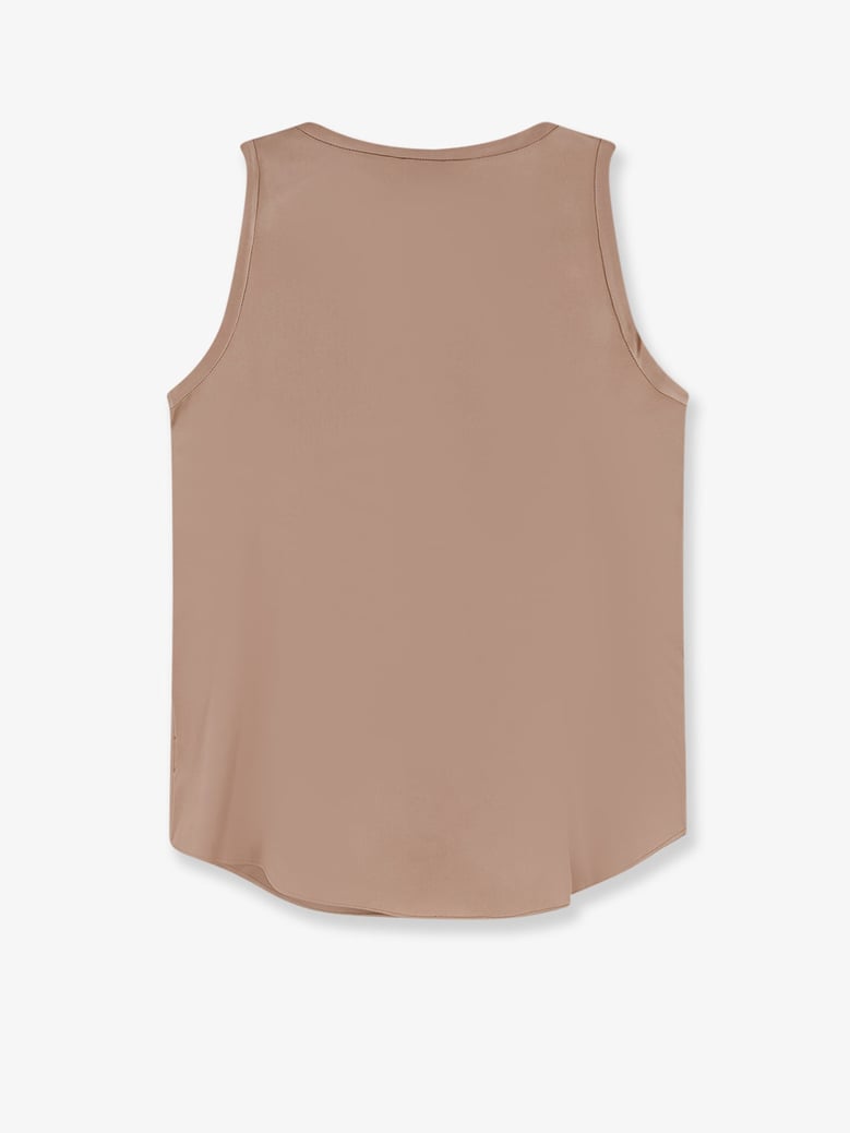 stretch silk tank top by Selfnex