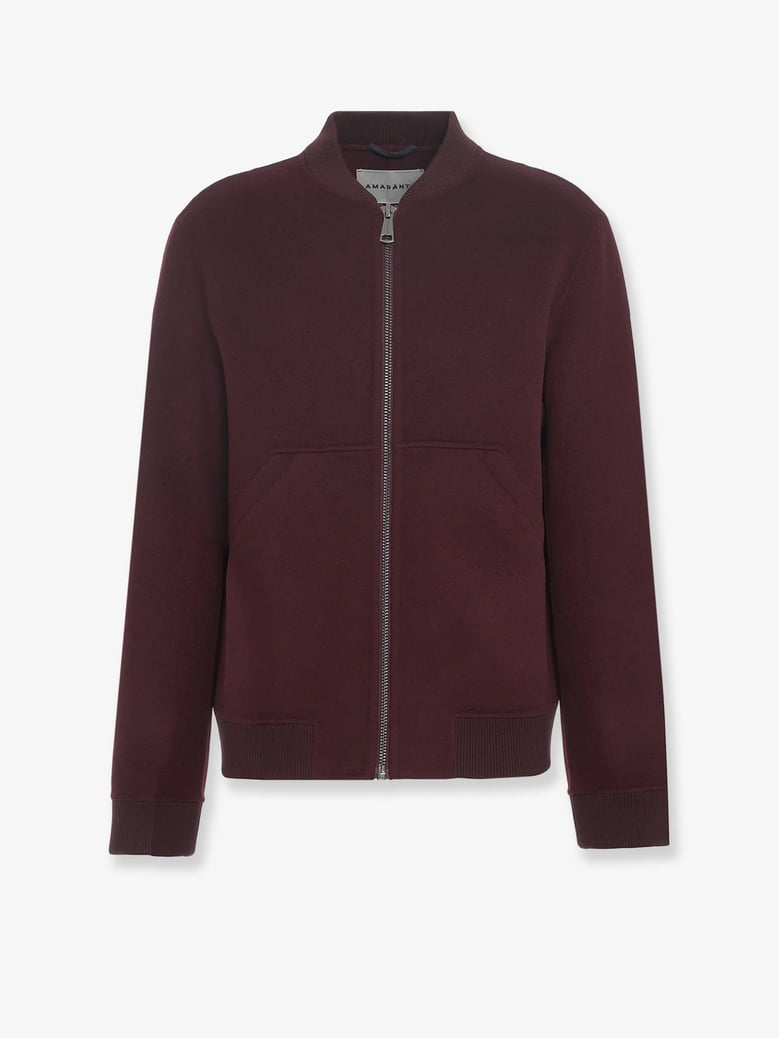 wool and cashmere jacket, purple by Selfnex