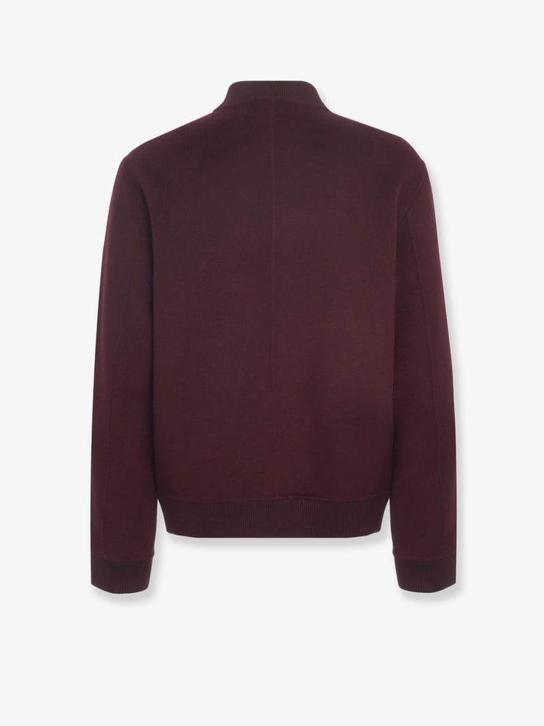 wool and cashmere jacket, purple by Selfnex