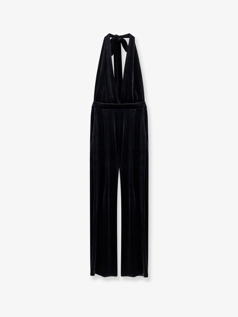 gily velvet jumpsuit by Selfnex