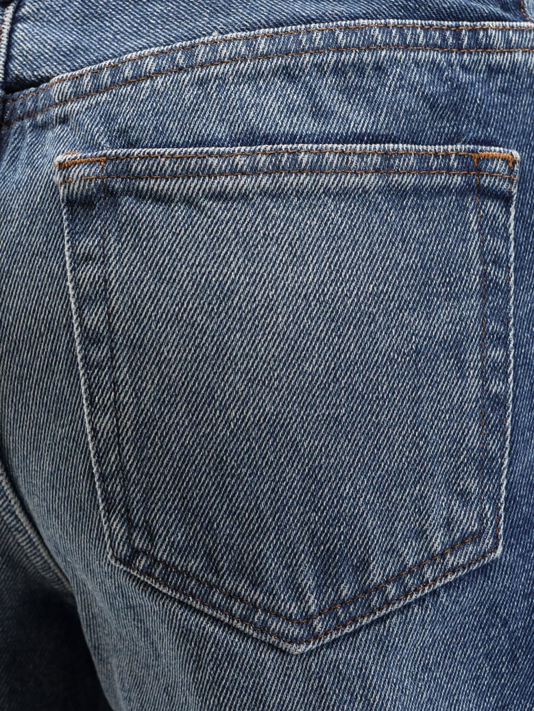 high waist blue jeans by Selfnex