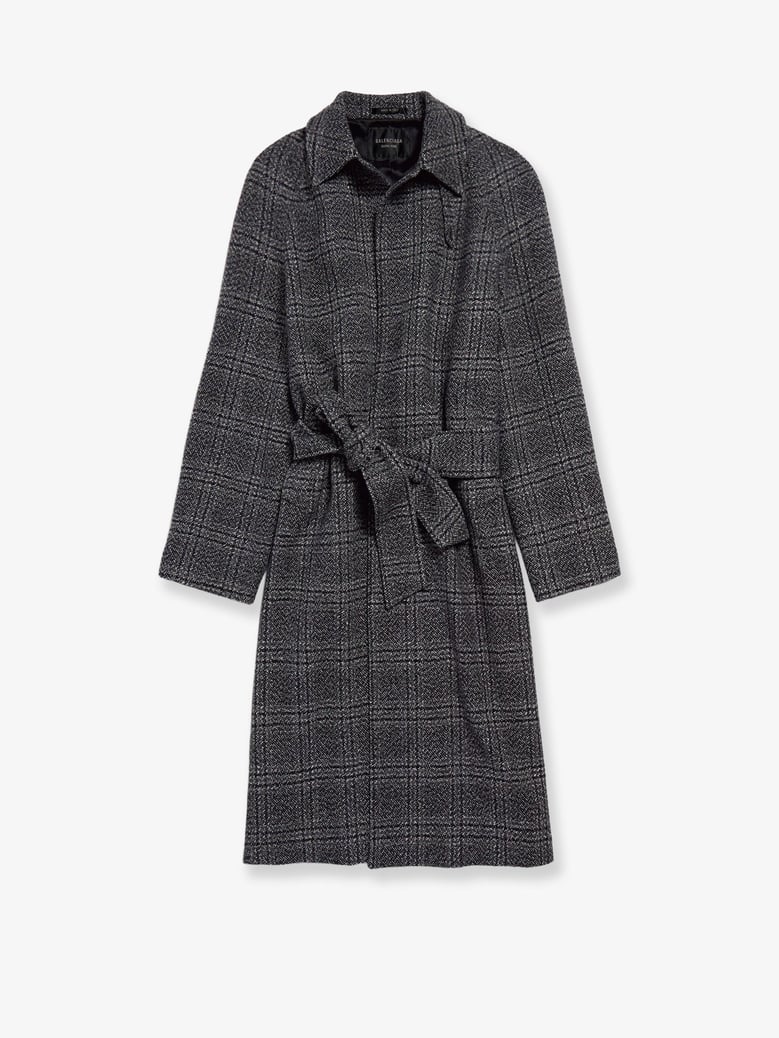 one layer raglan wool coat by Selfnex