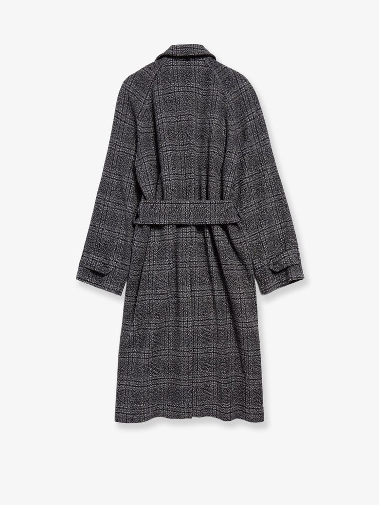 one layer raglan wool coat by Selfnex