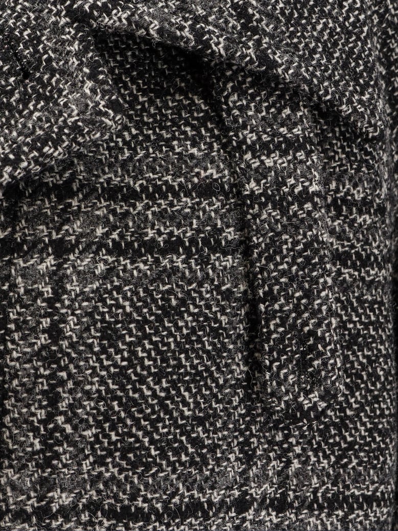 one layer raglan wool coat by Selfnex