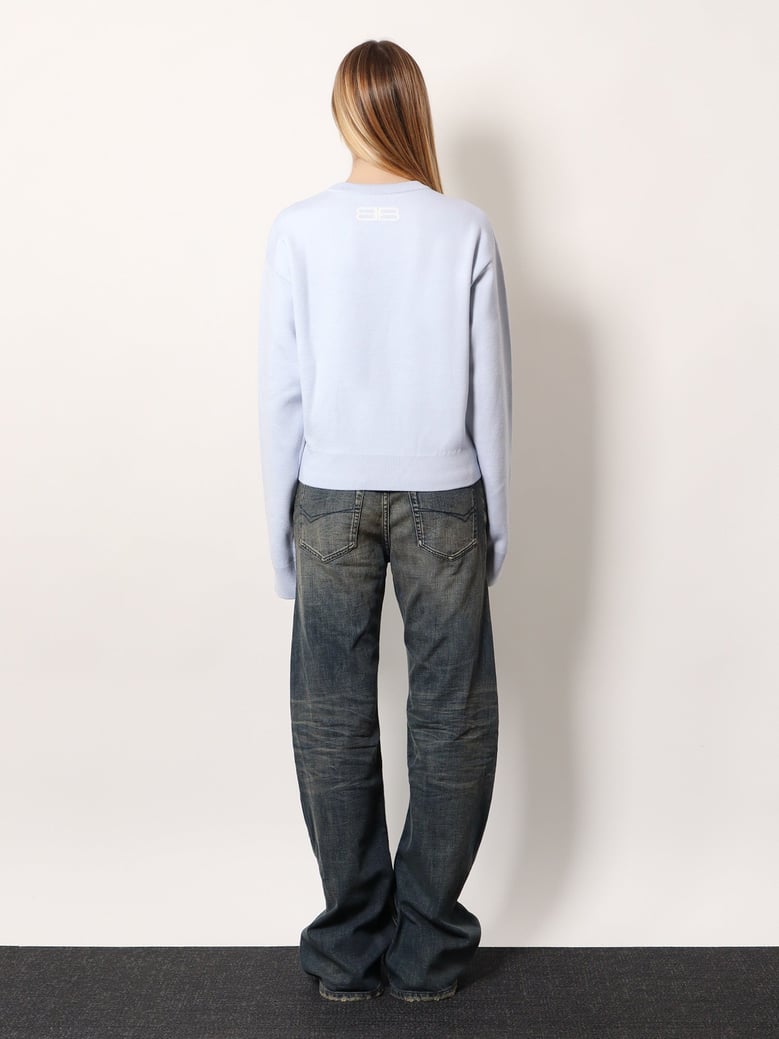 wool and cotton blend sweater by Selfnex