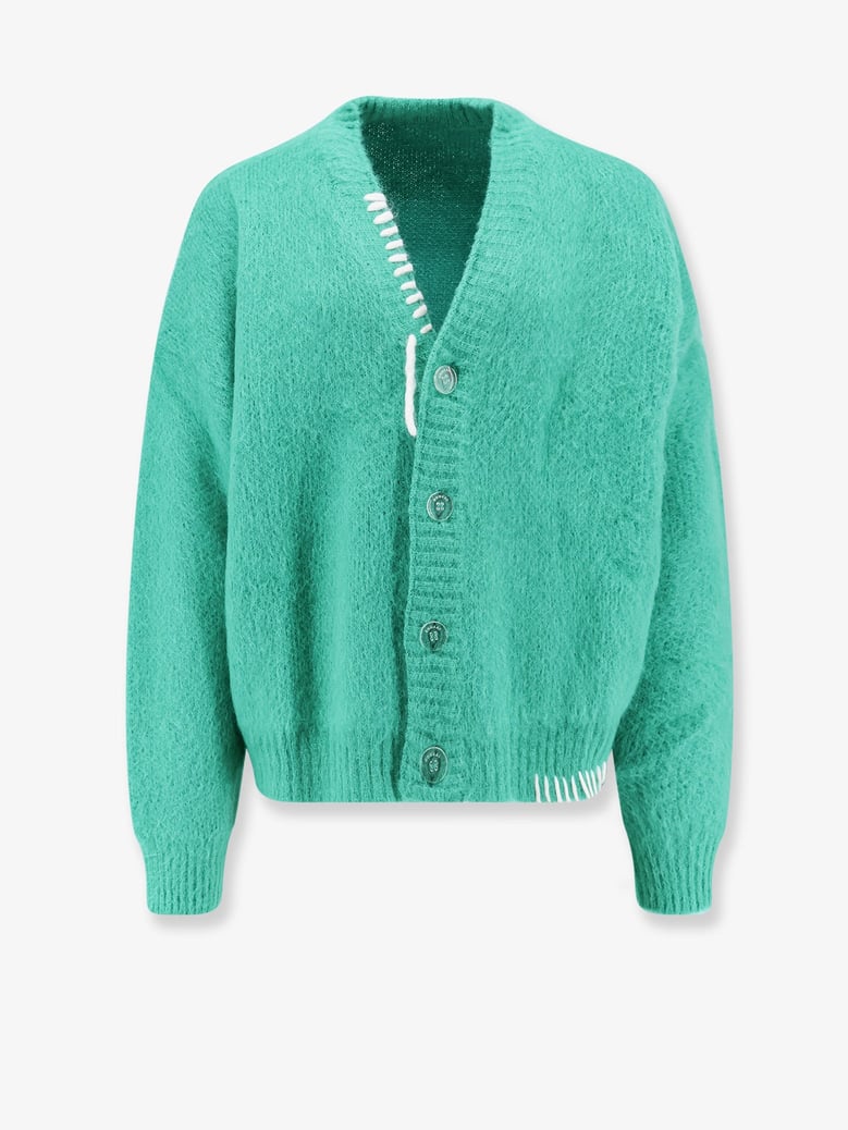 mohair blend cardigan by Selfnex