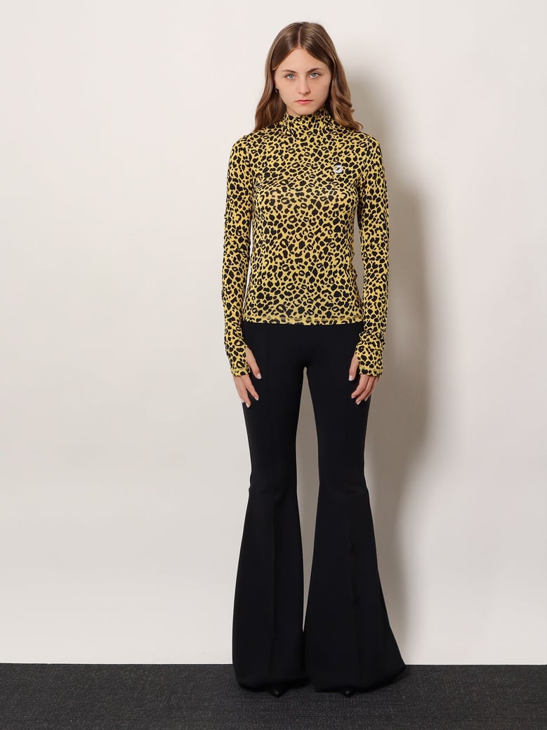 knitted second skin viscose top by Selfnex