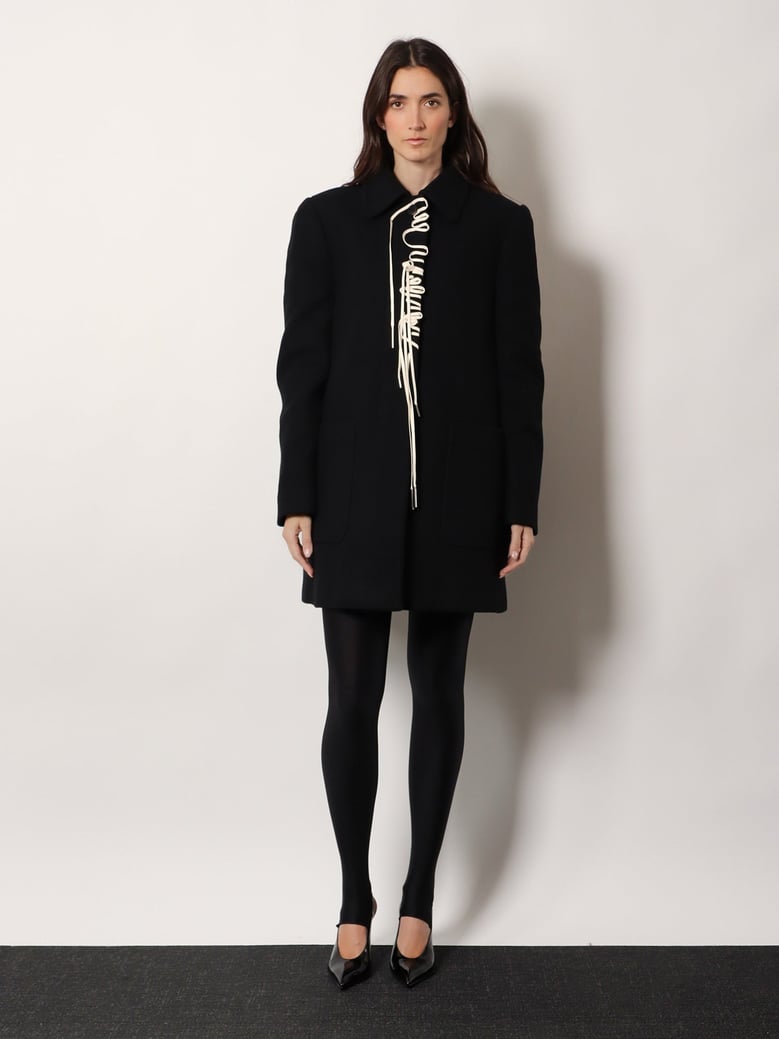rebela wool-blend coat by Selfnex