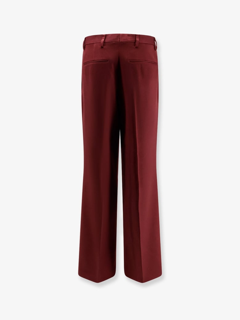 portias wool wide-leg trousers by Selfnex