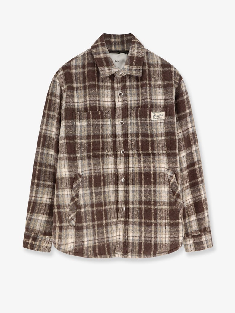 jacket madras flannel brown by Selfnex