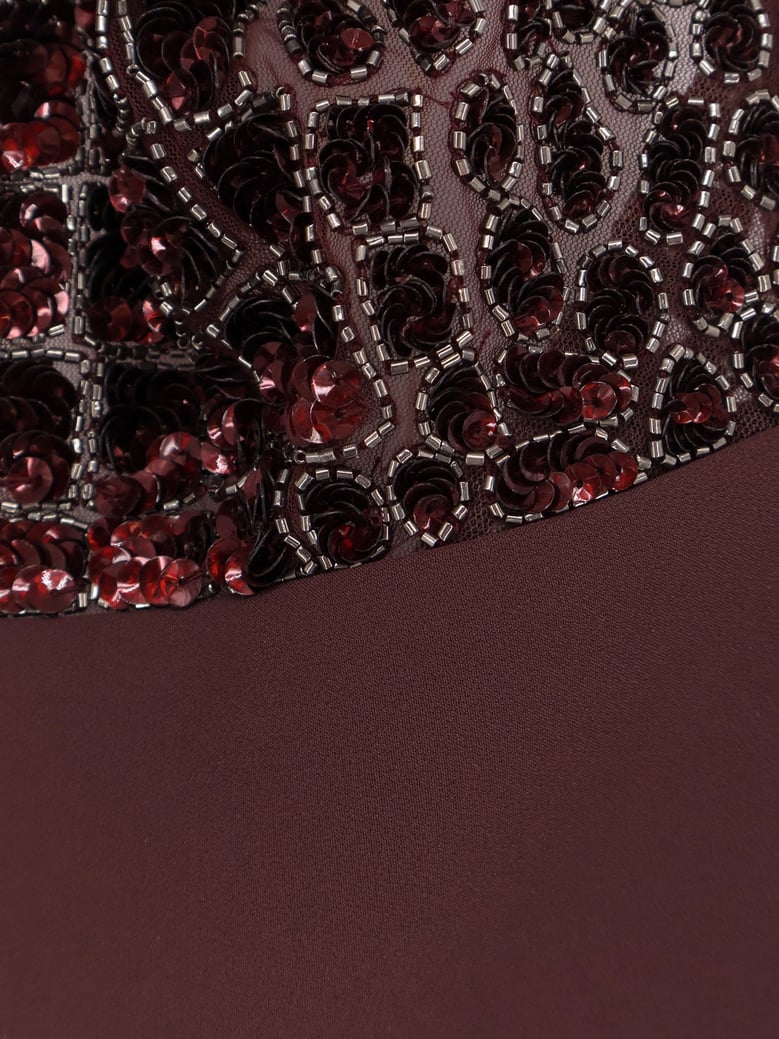 satin suit with sequins by Selfnex