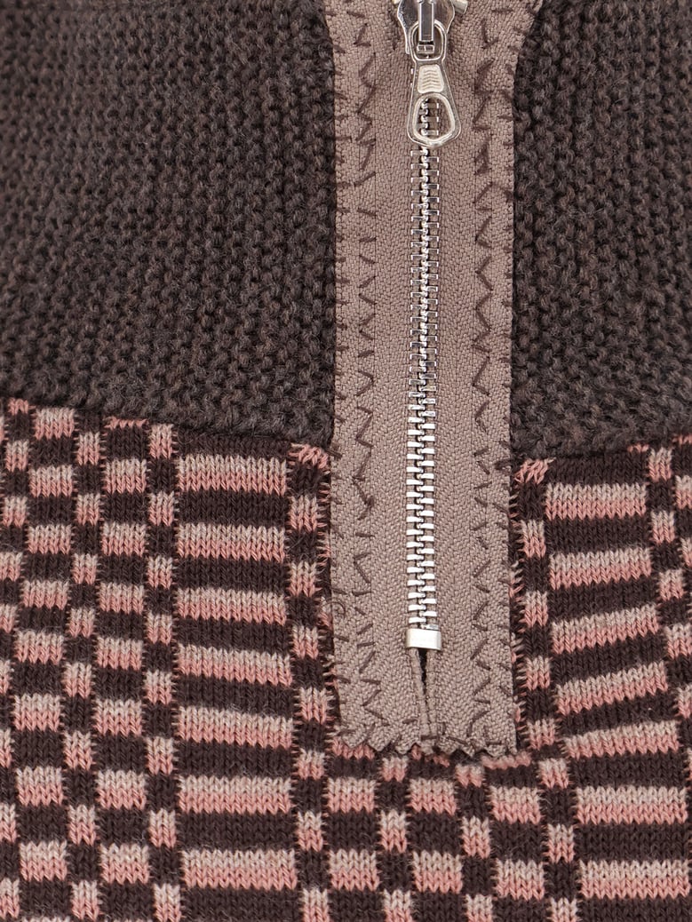 puke & cry polo sweater by Selfnex