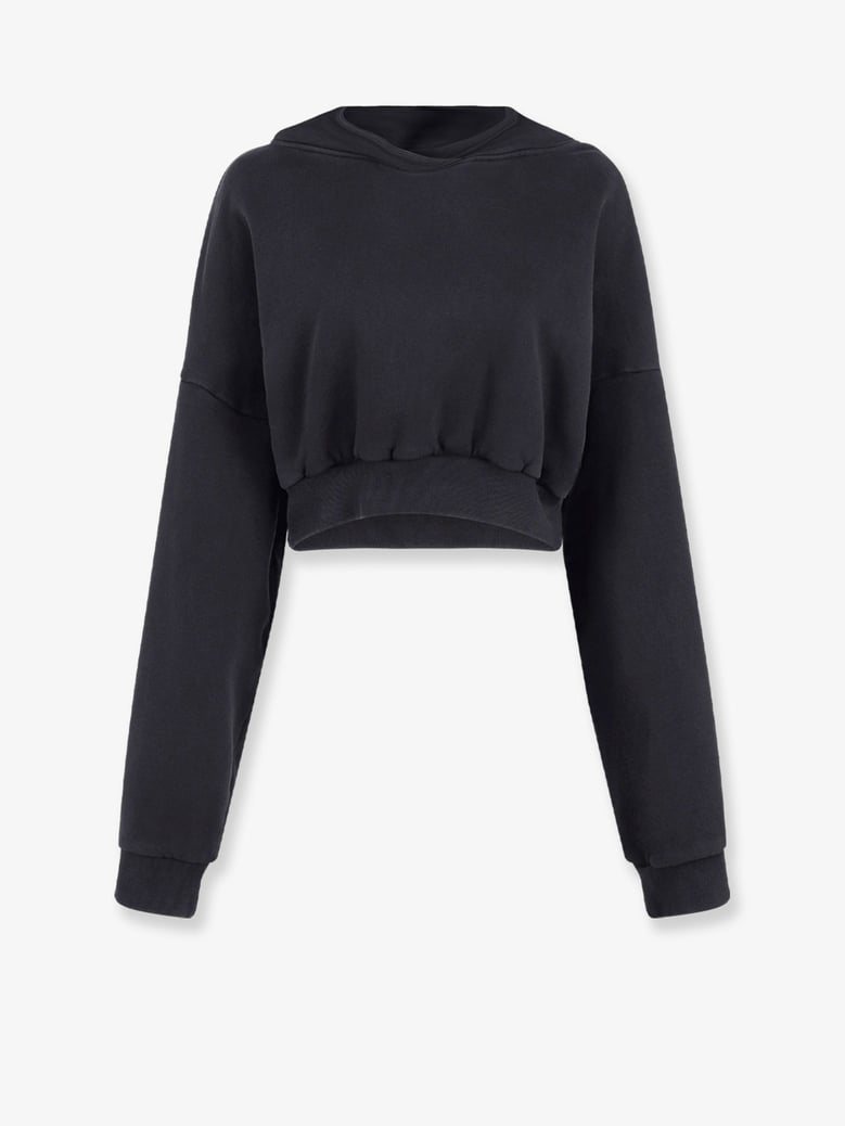 cropped cotton sweatshirt by Selfnex