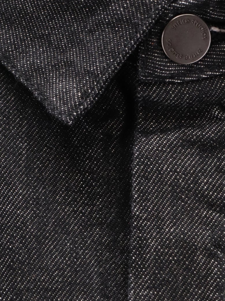 herculean black denim shirt/jacket by Selfnex
