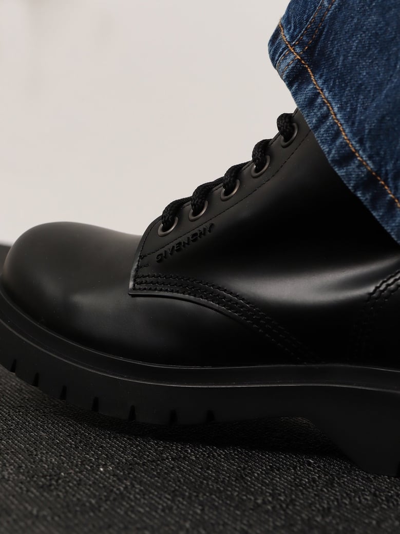 leather ankle boots by Selfnex