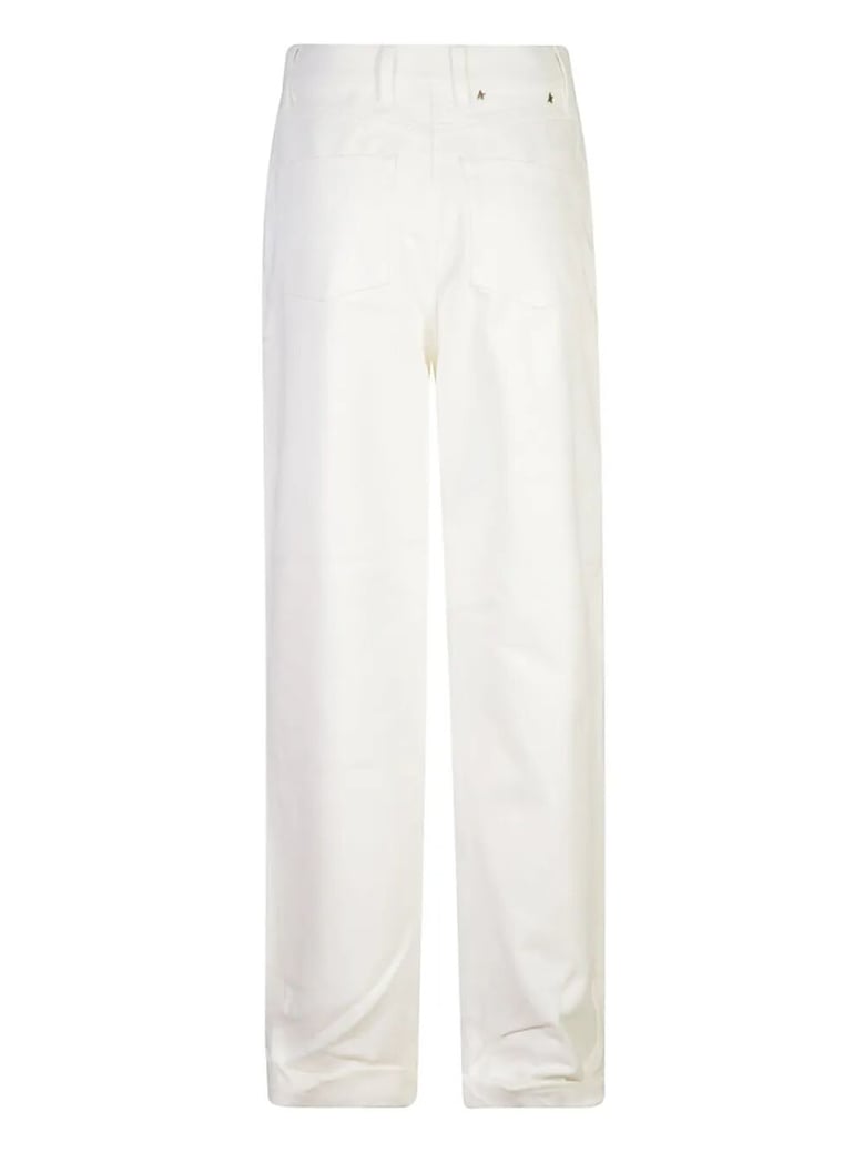 high-waisted denim trousers by Selfnex