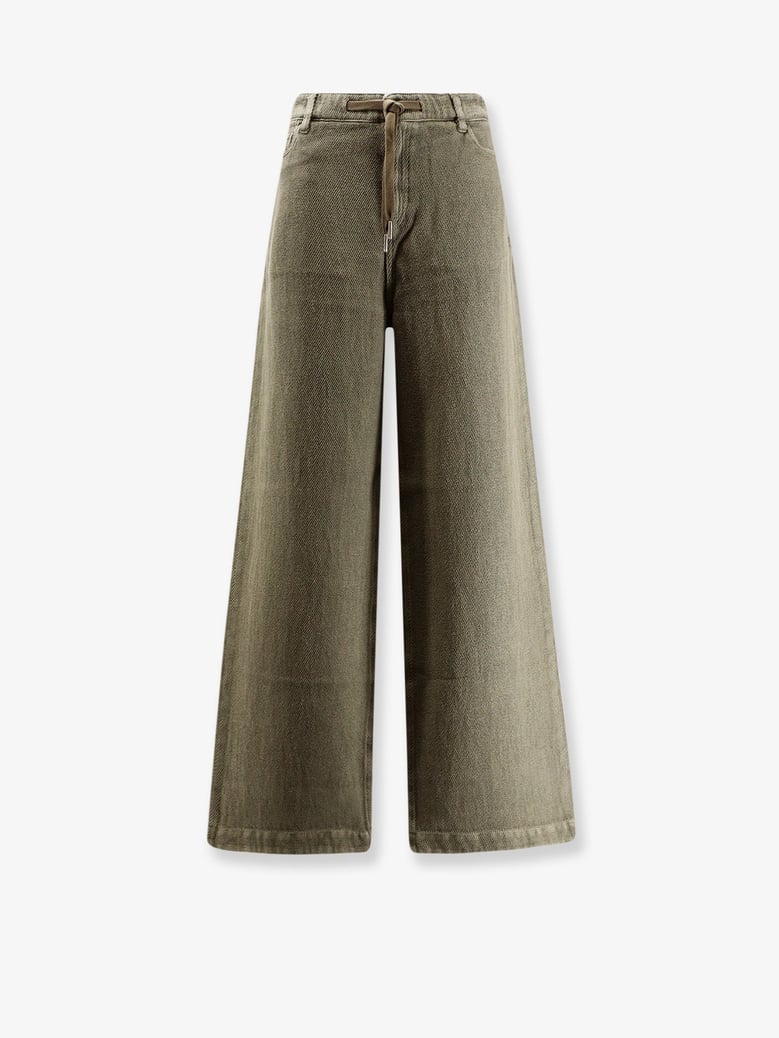 cotton and linen trousers by Selfnex