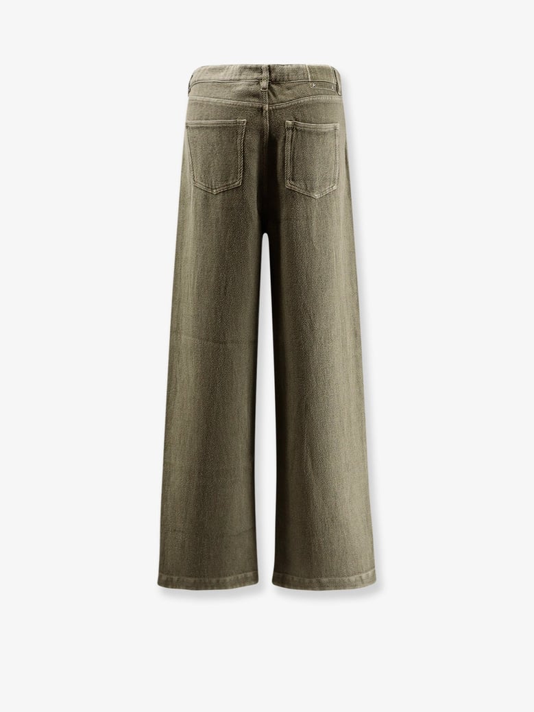 cotton and linen trousers by Selfnex