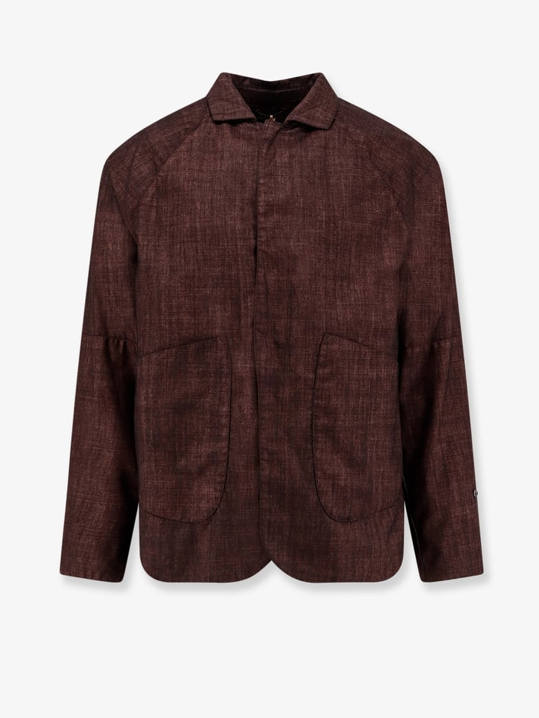 wool jacket purple by Selfnex