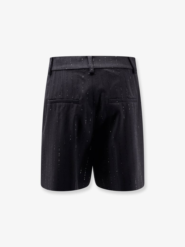 siberia virgin wool shorts with sequins by Selfnex